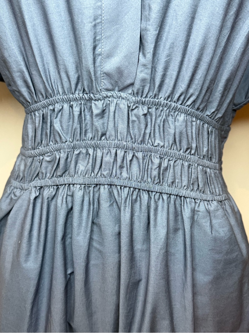 Anthropologie Somerset Navy Maxi Shirt Dress, Small Petite NWOT - Picture 12 of 16